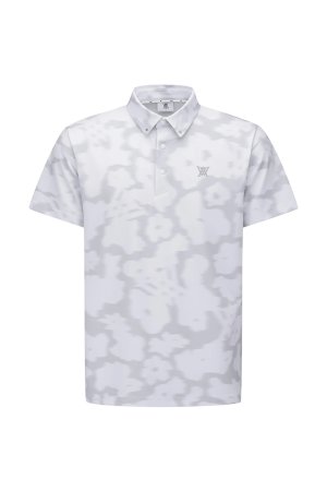 画像1: アニュー ゴルフ ANEW GOLF MEN FA FLOWER PATTERN SHORT T-SHIRT{-BFS}
