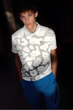 画像8: アニュー ゴルフ ANEW GOLF MEN FA FLOWER PATTERN SHORT T-SHIRT{-BFS}