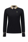 アニュー ゴルフ ANEW GOLF WOMEN FA BACK ZIP LONG T-SHIRT{-BEA}