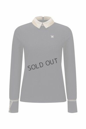 画像1: {SOLD}アニュー ゴルフ ANEW GOLF WOMEN FA BACK ZIP LONG T-SHIRT{-BEA}