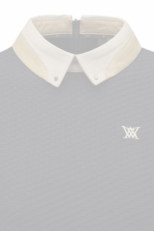 画像5:  {SOLD} アニュー ゴルフ ANEW GOLF WOMEN FA BACK ZIP LONG T-SHIRT{-BEA}