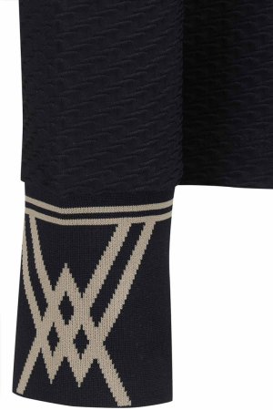 画像6: アニュー ゴルフ ANEW GOLF WOMEN FA BACK ZIP LONG T-SHIRT{-BEA}