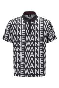 アニュー ゴルフ ANEW GOLF MEN SM LOGO PATTERN SHORT T-SHIRT{-BEA}