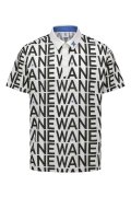 アニュー ゴルフ ANEW GOLF MEN SM LOGO PATTERN SHORT T-SHIRT{-BEA}