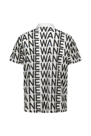 画像2: アニュー ゴルフ ANEW GOLF MEN SM LOGO PATTERN SHORT T-SHIRT{-BEA}