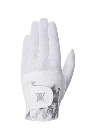 画像1: アニュー ゴルフ ANEW GOLF MEN LOGO POINT MESH GLOVES (LH){-BEA}
