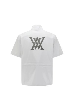 画像2: アニュー ゴルフ ANEW GOLF MEN LOGO HALF ZIP ANORAK{-BFS}