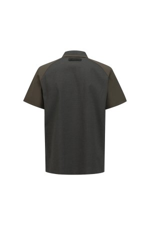 画像2: アニュー ゴルフ ANEW GOLF MEN BACK LOGO POINT T-SHIRT{-BFS}