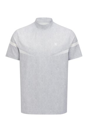 画像1: アニュー ゴルフ ANEW GOLF MEN MOCK NECK SHORT SLEEVE T-SHIRT{-BFS}