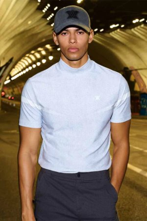 画像9: アニュー ゴルフ ANEW GOLF MEN MOCK NECK SHORT SLEEVE T-SHIRT{-BFS}