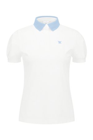 画像1:  {SOLD} アニュー ゴルフ ANEW GOLF WOMEN BACK ZIP T-SHIRT{-BFS}