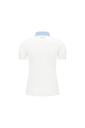 画像2:  {SOLD} アニュー ゴルフ ANEW GOLF WOMEN BACK ZIP T-SHIRT{-BFS}