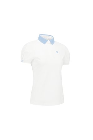 画像4:  {SOLD} アニュー ゴルフ ANEW GOLF WOMEN BACK ZIP T-SHIRT{-BFS}