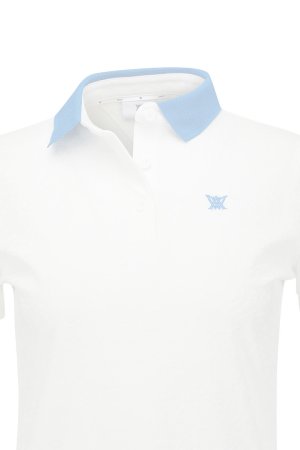 画像5:  {SOLD} アニュー ゴルフ ANEW GOLF WOMEN BACK ZIP T-SHIRT{-BFS}