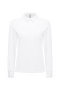   アニュー ゴルフ ANEW GOLF WOMEN SOLID BACK ZIP LONG T-SHIRT{-BFS}