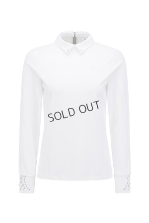 画像1: アニュー ゴルフ ANEW GOLF WOMEN SOLID BACK ZIP LONG T-SHIRT{-BFS}