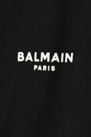 画像5: 【 30%OFF セール140,800円→98,560円】 BALMAIN バルマン BH1 JERSEY BALMAIN FLOCK ZIPPED HOODIE{-BCS}