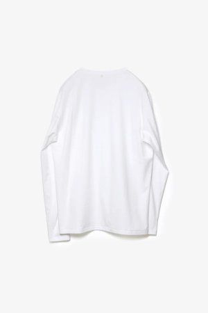 画像2: ATTACHMENT アタッチメント コットンダブルフェイス スリムフィットL/S Tシャツ{-BFS}