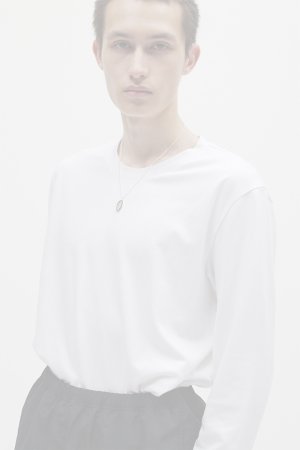 画像3: ATTACHMENT アタッチメント コットンダブルフェイス スリムフィットL/S Tシャツ{-BFS}