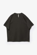 ATTACHMENT アタッチメント コットンダブルフェイス オーバーサイズS/S Tシャツ{-BFS}