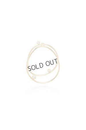 画像1: {SOLD}AHKAH アーカー エキュームダイヤモンドピアス{AK1640010400-BJA}