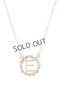 【 30%OFF セール44,000円→30,800円】 AHKAH アーカー ストーンレメディイニシャルネックレス E{AK0851010100-}