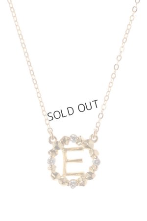 画像1: 【 30%OFF セール44,000円→30,800円】 AHKAH アーカー ストーンレメディイニシャルネックレス E{AK0851010100-}