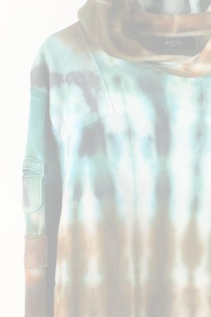 画像4:   AMIRI アミリ TIE DYE OVERSIZED HOODIE {-AIA}  :AM-1909-01-BLU-S 