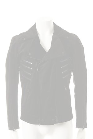 画像1:  {SOLD} ato アトウ インディゴベルベットダブルライダース{-}