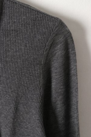 画像6: ato アトウ グランコット26/-ワッフルジップアップカットソー{-ABA}