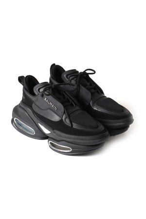 画像1: 【周年記念 10%OFF ｜156,200円→140,580円】 BALMAIN バルマン BH1 SHOES B BOLD LOW-PUFFY NEOPRENE&CALF{-BCS}