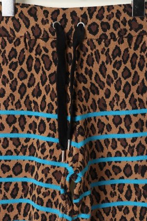 画像2: ARMED アームド LEOPARD BORDER  SHORT PANTS{-AES}