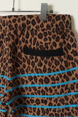 画像4: ARMED アームド LEOPARD BORDER  SHORT PANTS{-AES}