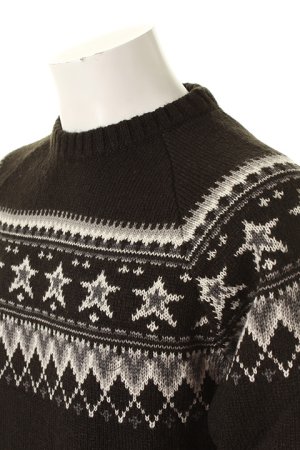 画像4: ARMED アームド STAR NORDIC SWEATER{-AFA}