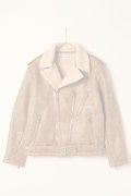  {SOLD} AUI NITE アウィナイト mouton biker jacket{-BBA}