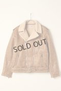 {SOLD}AUI NITE アウィナイト mouton biker jacket{-BBA}