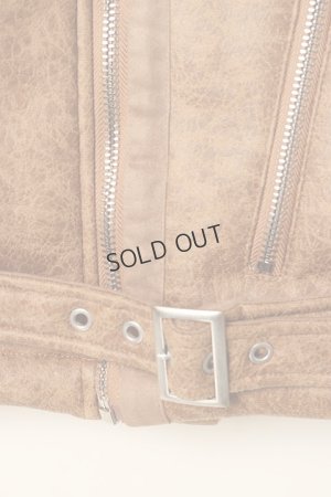 画像4: {SOLD}AUI NITE アウィナイト mouton biker jacket{-BBA}