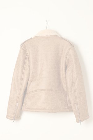 画像6:   AUI NITE アウィナイト mouton biker jacket{-BBA}