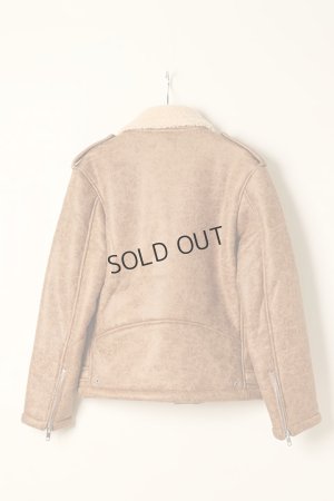 画像6: {SOLD}AUI NITE アウィナイト mouton biker jacket{-BBA}