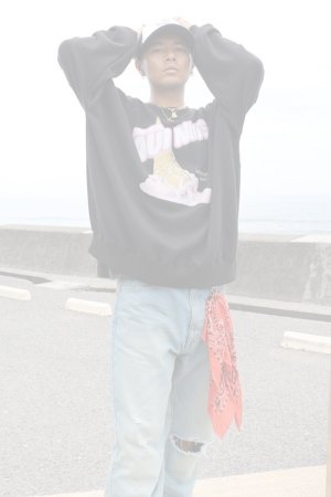 画像2:  {SOLD} AUI NITE アウィナイト LOST BLISS sweat{-BES}