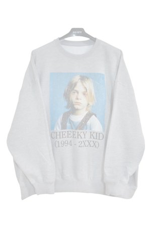 画像1:   AUI NITE アウィナイト CHEEEKY KID sweat{-BES}