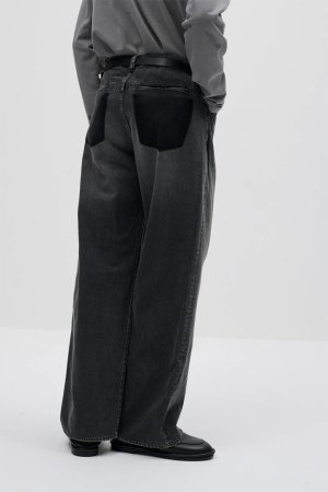 画像2: ATTACHMENT アタッチメント 11オンスデニム ワイドジーンズ{-BFS}