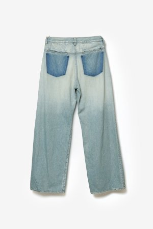 画像2: ATTACHMENT アタッチメント 11オンスデニム ワイドジーンズ{-BFS}