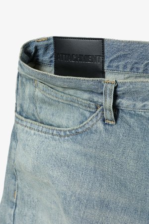 画像4: ATTACHMENT アタッチメント 11オンスデニム ワイドジーンズ{-BFS}