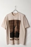 Billy Joel Print Round Neck T-shirt{-BFS}