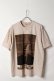 画像1: Billy Joel Print Round Neck T-shirt{-BFS} (1)