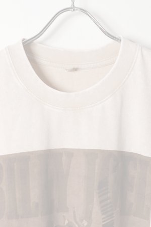 画像2:   Billy Joel Print Round Neck T-shirt{-BFS}