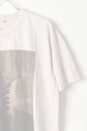 画像3:   Billy Joel Print Round Neck T-shirt{-BFS}