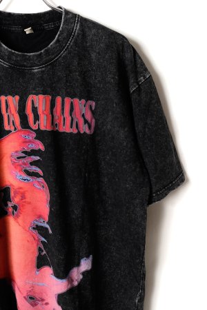 画像3: Alice In Chains Print Round Neck T-shirt{-BFS}