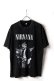 画像1: NIRVANA Print Round Neck T-shirt{-BFS} (1)
